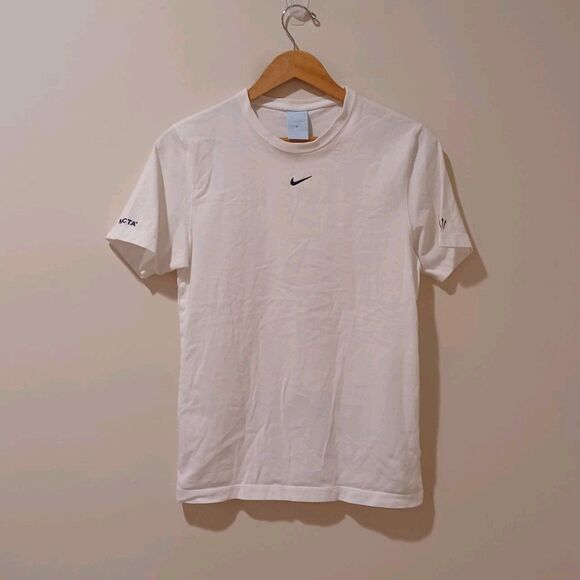 Nike x Drake Nocta Men’s Size Small White Blue Void Cardinal Stock T-Shirt Rare - Picture 4 of 11